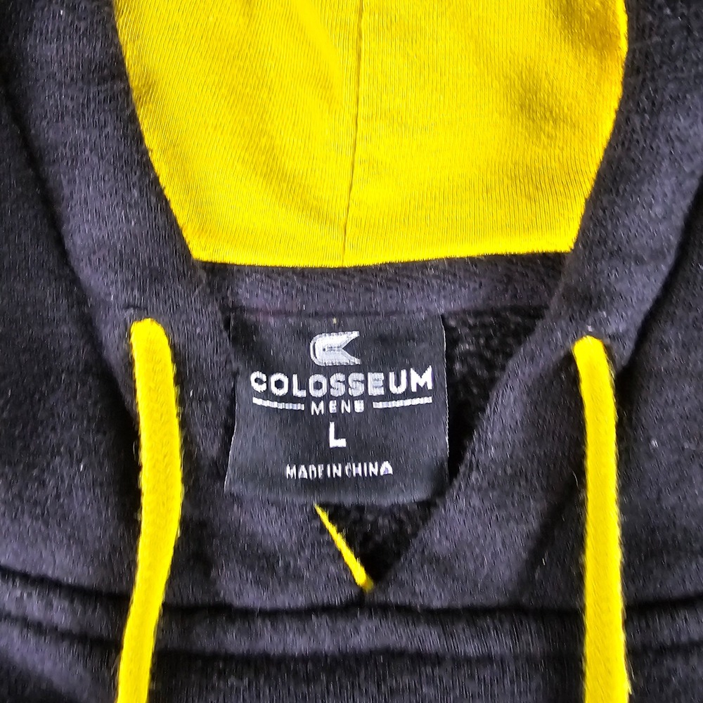 Colosseum MIZZOU Tigers Hoodie Mens L Pullover Black Missouri U Sweatshirt - Picture 2 of 15